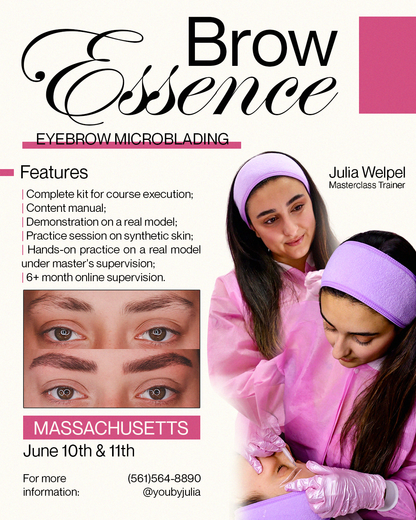 Brow Essence Microblading Training - Massachusetts June