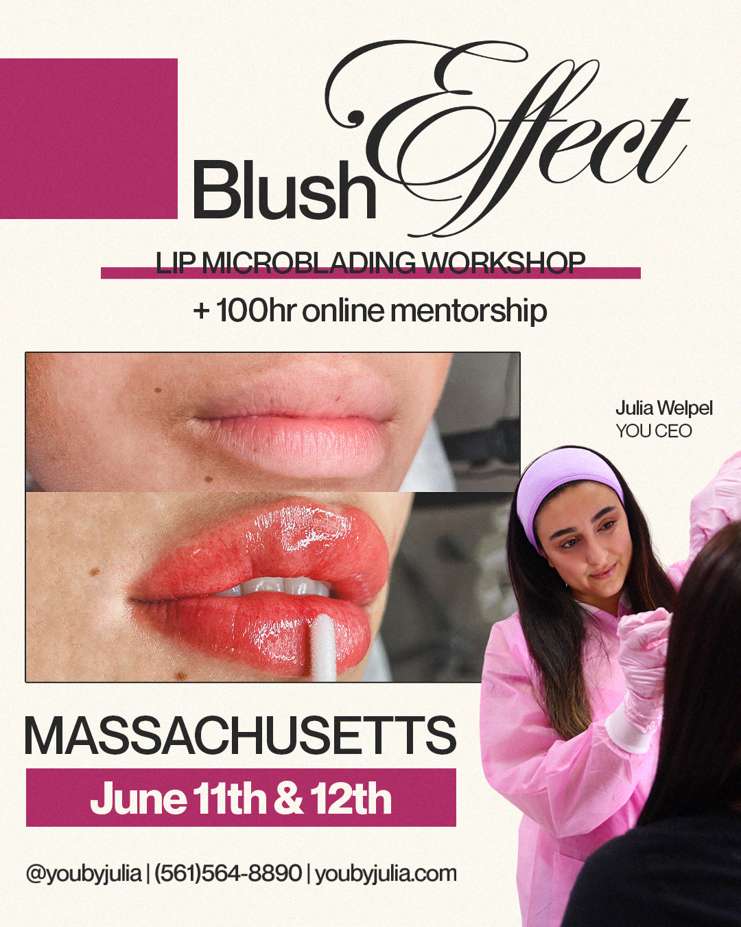 Blush Effect Microblading Training - Massachusetts June